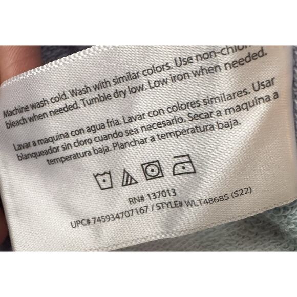 Wild Fox Tie Dye Hoodie Peri Shibori Pullover Sweatshirt Pocket Size M - Picture 8 of 8